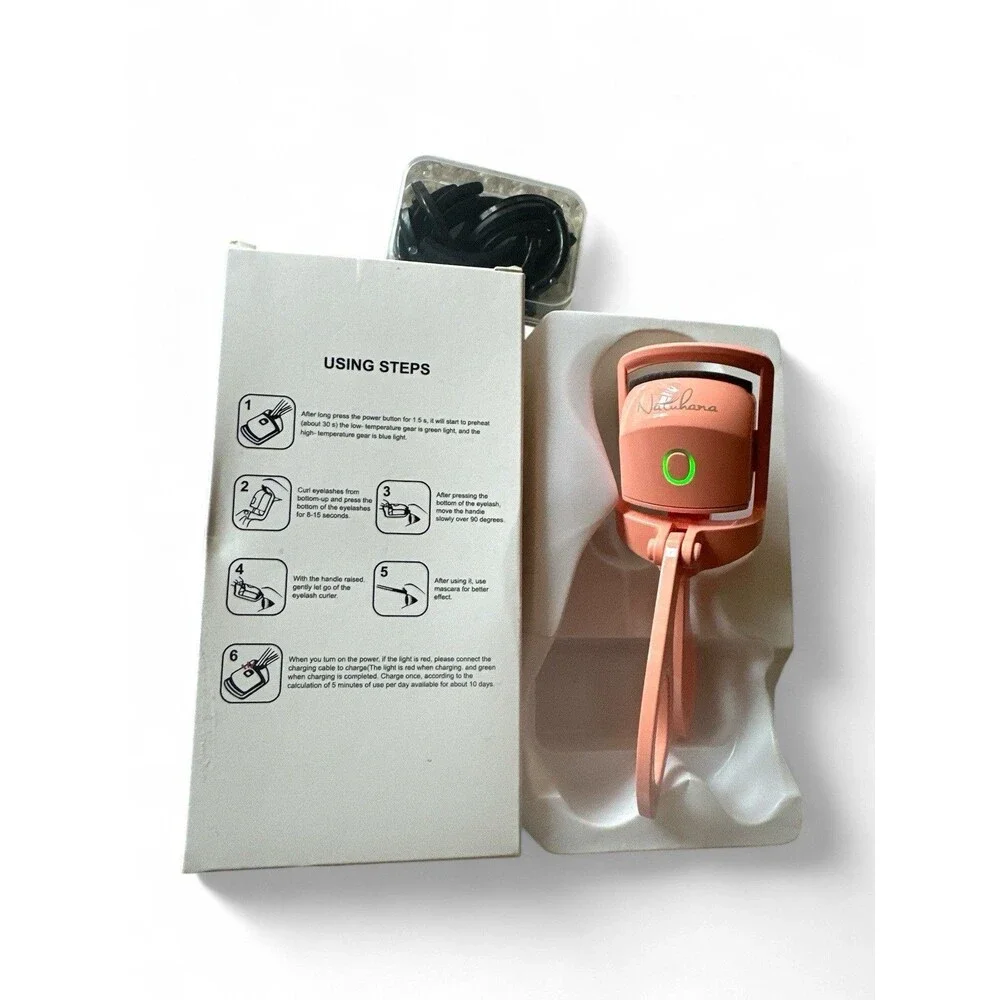 NATUHANA Electric Eyelash CurlerRapid Heated Smart Lash Curler